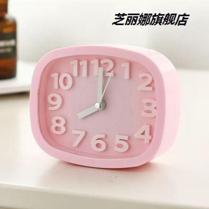 Ling limited bedside digital alarm clock mute student home simple modern electronic desktop small clock table clock