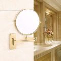 Makeup Mirror Wall Mounted Makeup Mirror Wall Mounted Makeup Mirrors Wall Mounted Gold Magnifying Sturdy Double Sided Adjustable Cosmetic Shaving Makeup Extendable Swivel (Color : 5X|6inch). 