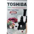 TOSHIBA Electric Chopper Machine Vegetables and Meat Mincer with 5 Year Seller Warranty. 