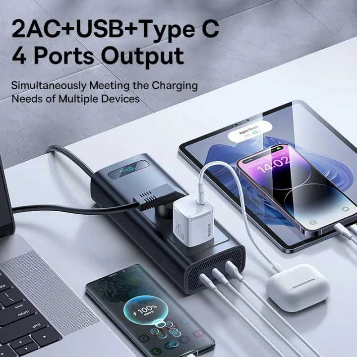 Baseus%20150W%20Car%20Inverter,%20DC%2012V%20to%20AC%20220V%20Power%20Inverter,%20Car%20Charger%20For%20Laptop/%20Phone/%20Fan%20-%20Image%207