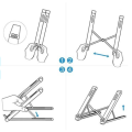Foldable Laptop Stand | Adjustable Plastic Stand For Laptop |. 