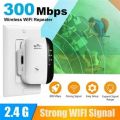 WiFi Range Extender 300Mbps Wireless Repeater 2.4GHz Long Distance Coverage up to 50 Meter Ethernet Port Router Coverage Extension One Tap Setup Smart LED Wall Plug Design Stable High Speed Internet Performance for Home Office Apartment Use No Brand. 
