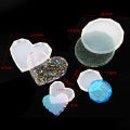 Crystal Coaster Resin Casting Mold Silicone Making Mould Craft DIY Art Supplies. 