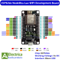 ESP8266 NodeMcu WiFi Programming & Development Kit With CH340 Module by Electrica. 