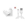 Quick Charger - 2A - With Micro USB Charging Cable For Huawei Y3,Y5/II,Y6/Pro/II,Y7Prime - White. 
