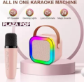 K12 Karaoke Portable Bluetooth Speaker With 2 Wireless Microphone Home Family Kids Gift. 