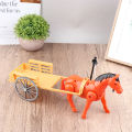 Robot Horse Toy Electronic Pony Pet Pulling Carriage Around Running Walking Electric Horse Toys For Kid Gifts. 