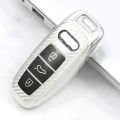 【shenggangshangmao001】TPU Key Case Ring Audi A8 E-tron C8 D5 2019 2020 Car Key Cover Holder Car Accessories. 
