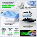 PIVA B25 , B3 20W Powerful Cooling Fan for Tablets & Mobile Phone Compatible with IOS & Android 2in1 Magnetic + Clip Option with RGB Light Best for Gaming to increase mobile performance With PIva Colling Fan By Zayraz. 