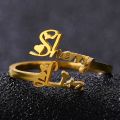 The Jewel Lodge Customize Name Rings for Girls, Jewellery for girls, Rings for girls, Name rings, Ring with name. 