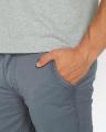 Grey Cotton Chino Slim Fit For Men. 