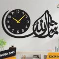 HOME COMFORT Wooden Wall Clock-3D Watch DIY Design Decoration Birds Numeral Quartz For Home Décor Living Room And Offices And For Gifts Wooden Wall Decoration and Clock. 