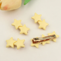 Cute hairpin Cartoon hairpin Stylish hairpin Girl children hairpin One line hairpin Kawaii hairpin Star hairpin Yellow hairpin hairpin for Children hairpin Girls' accessories Summer hairpin wear. 