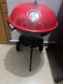Football Sytle Bar B Que Grill and Oven with Moving Stand. 