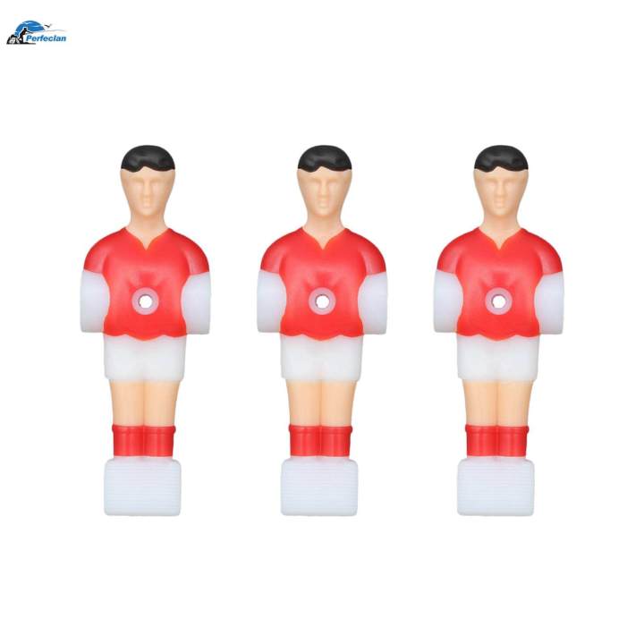 3Pcs Soccer Table Men Player Football Players Figures Soccer Player Foosball Men Replacement Set for