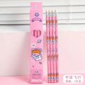 4pc Kids Graphite Pencil Cute Korean Japanese Stationery Sketch Drawing Kawaii Pencils for School Supplies Cheap Pen Wholesale Straggle Steipos. 