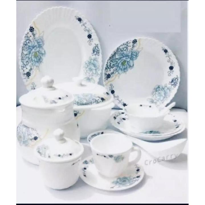 Marble Dinner Set - 72 Pieces