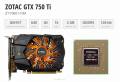 Zotac GeForce GTX 750 Ti 2Gb, Gddr5, 128Bit Gaming Graphic Card. 