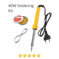 40W Soldering Iron Kit – Kawiya Set with Free 0.8mm Soldering Wire & Flux Paste. 