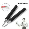 Handel Karate Stick Nunchaku Ninja Kungfu Training Nunchakus Stick Safety Martial Arts Bruce Lee Karate  chain. 