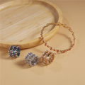 2 In 1 New Creative Magic Stretchable Ring Bracelet For Women Charm Shiny Crystal Retractable Bracelets Rings Jewelry Gift. 