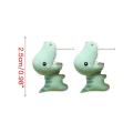 Animal Biting Earrings Cute Animal Cartoon Dinosaur Bite Ear Stud Small Animal Dinosaur Earrings Shark Metal Cute Mini Jewelry. 
