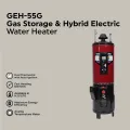 Cherry Geyser GEH-55 SUPER Heavy (55 Gallon Hybrid Electric + Gas Auto Ignition Double Safety) Heavy Gauge Water Tank Recommended For Pressure. 