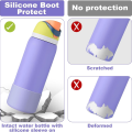 Compatible Silicone Bottle Boot Eco-friendly Flexible Shock-absorbent Water Bottle Protector Protective Owala Boot for Hiking. 