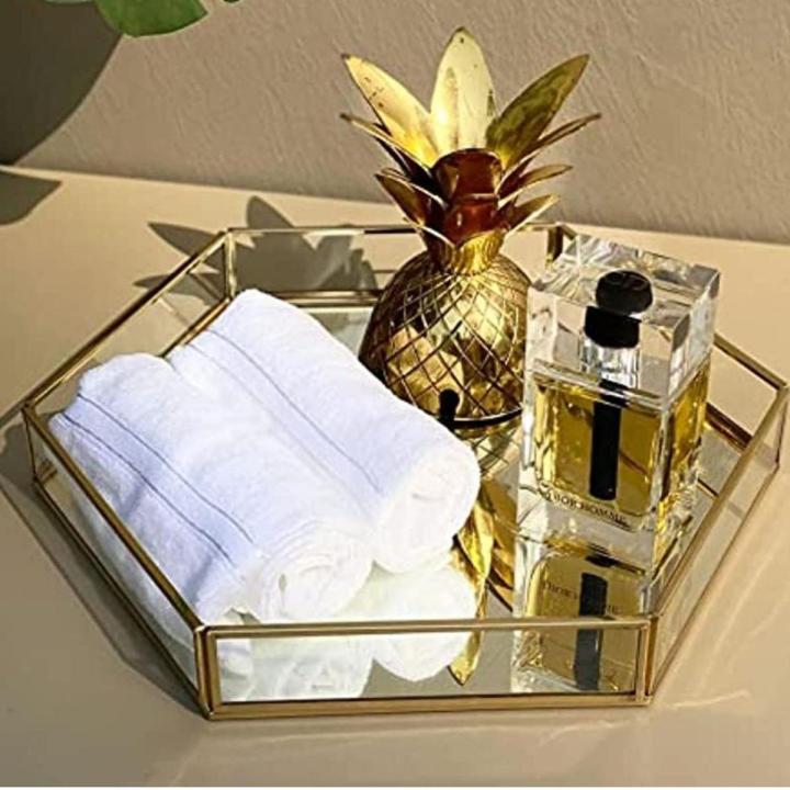 Hexagonal%20Glass/Mirror%20Tray%20for%20serving%20-%20Image%203