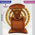 Photo Frame Calendar, Wooden Table Calendar, Perpetual Calendar,. 