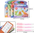 Online Venue Reusable Water Magic Book, Water Painting Book for Toddlers – Magic Coloring Book for Children Education Drawing Pad – Random Design Multicolor Water Painting Book. 