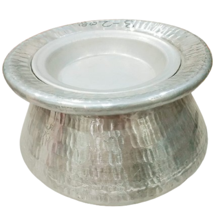 2KG silver Sindhi Deg original Deg Heavy Weight Best quality Kitchen ware cooking
