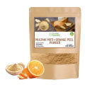 Mix Multani Mitti + Orange Peel Powder. 