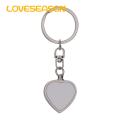 Loveseason Pet Picture Keychain Detachable Heart Shaped Pet Dog Cat Picture Keychain Urn. 