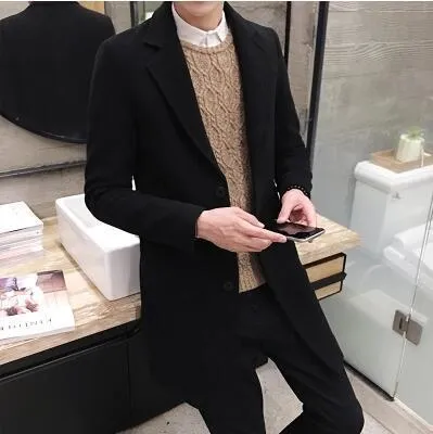 Men%20Formal%20Long%20Single%20Breasted%20Figuring%20Overcoat%20-%20Image%203