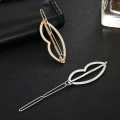 METAL Geometric Hair Clip Hair Pins Round Triangle Barrettes Hairpin Barrette Hair Claws Women Girls Fashion stylish metal Hair Accessories Gifts. 