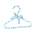 Clothes Hanger with Bow Non-slip ABS Children Faux Pearl Rack for Home. 
