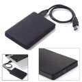 2.5 Inch HDD Enclosure USB 2.0/3.0 Plastic Hard Disk Case For SSD Disk Case HDD Box USB 2.0 HD External HDD Enclosure. 