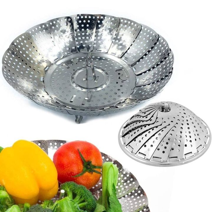 Stainless%20Steel%20Food%20Steamer%20Steamer%20Basket%20Stainless%20Steel%20for%20Food%20and%20Vegetable,%20Premium%20Expandable%20Steam%20Basket%20to%20Fit%20Various%20Size%20Pots%20Stainless%20Steel%20Steamer%20Basket,%20For%20Home%20-%20Image%203