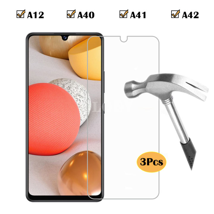 Mobile Phone Accessories For Samsung Galaxy A12 A42 5g Screen Protector For Samsun A40 A41 Tempered Glass Glaxy a 41 12a HD Film