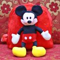 Mickey Mouse Red Doll Character Kids School Bag For Boys and Girls.. 