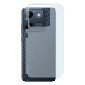 Infinix Smart 7 Carbon Fiber Matte Soft Skin Sheet Back Protector. 