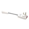 European American Australia EU UK US AU Plug to E27 Light Base Conversion LED Bulb Socket Rotary Lamp Holder With Switch 20cm. 