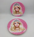 BARBIE THEME PAPER PLATES PACK OF 10 PAPER PLATES. 