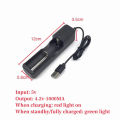 Universal USB smart charger 18650 lithium battery charger flashlight toy 26650 � 3.7V 4.2V lighting power bank. 