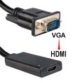 HD55Y VGA To HDMI Adapter Cable VGA+USB To HD 1080P Converter With Power Supply VGA+USB To HDMI. 