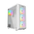 Outclass Ryzen 5 Gaming PC - Ryzen 5 3600 Processor, 16GB DDR4 RAM, 256GB NVMe M2, 500GB HDD, Dual band WiFi, 600 Watts 80 Plus PSU, Gaming White Side Glass Case with 3x ARGB Fans. 