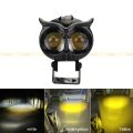 HJG Owl Light For Bike Car Jeeps 3 functions Ullu Style Flashing Option (Waterproof) Fog Light. 