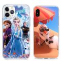 Frozen Elsa Anna Phone Case For Apple iPhone 14 13 12 11 Pro Max mini XS Max XR X 8 7 Plus SE 2020 Transparent Soft Cover Capa. 