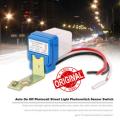 Automatic on off photocell street light switch 220V 50-60Hz 10A. 
